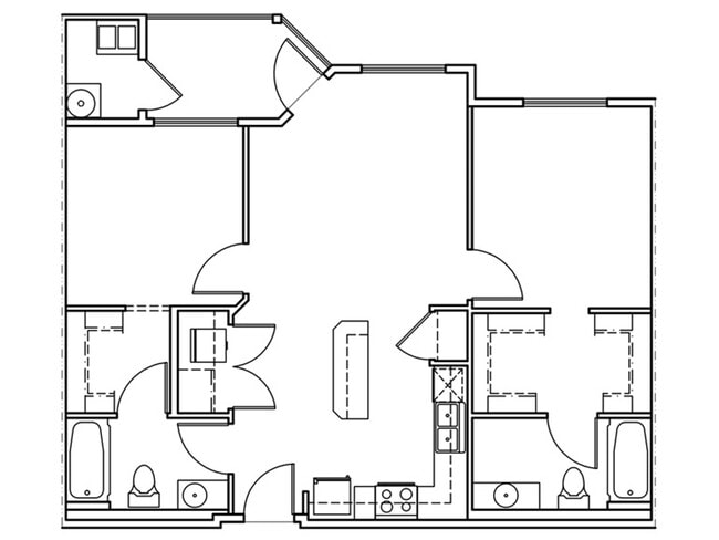 Floorplan - Arden Place Apartments