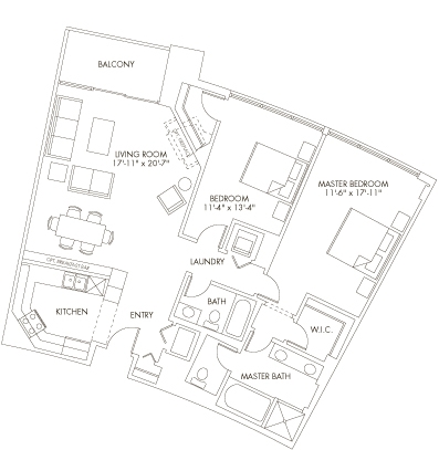 2BR/2BA - Grand Bend at Green Bay