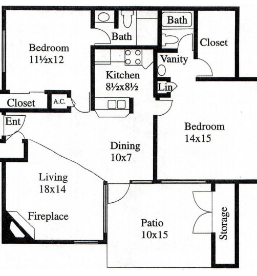 Floorplan - The Hills of Kerrville