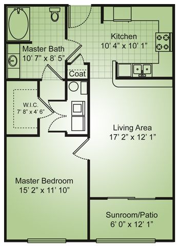 1 Bedroom / 1 Bath / 740 Sq.Ft. - Reserve at Park West