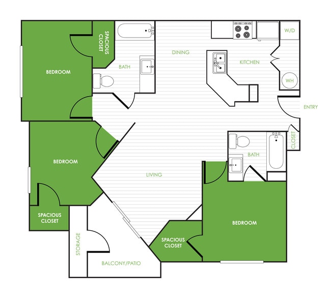 C1-1096sqft - The Homes of Mountain Creek