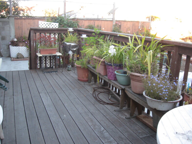 backyard deck - 450 39th St