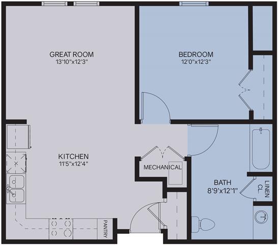 Floorplan - The Residences At Career Gateway