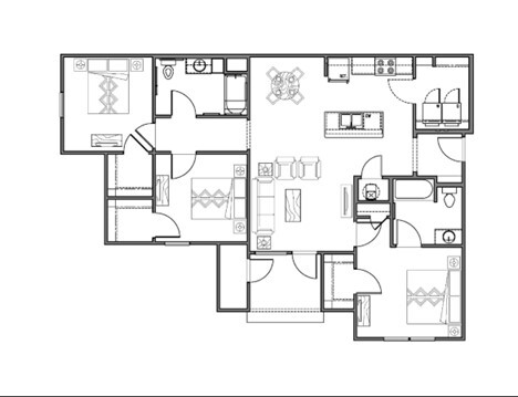 Floorplan - Juniper Pointe Apartments