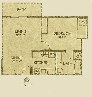 1BR/1BA - Laureate Court