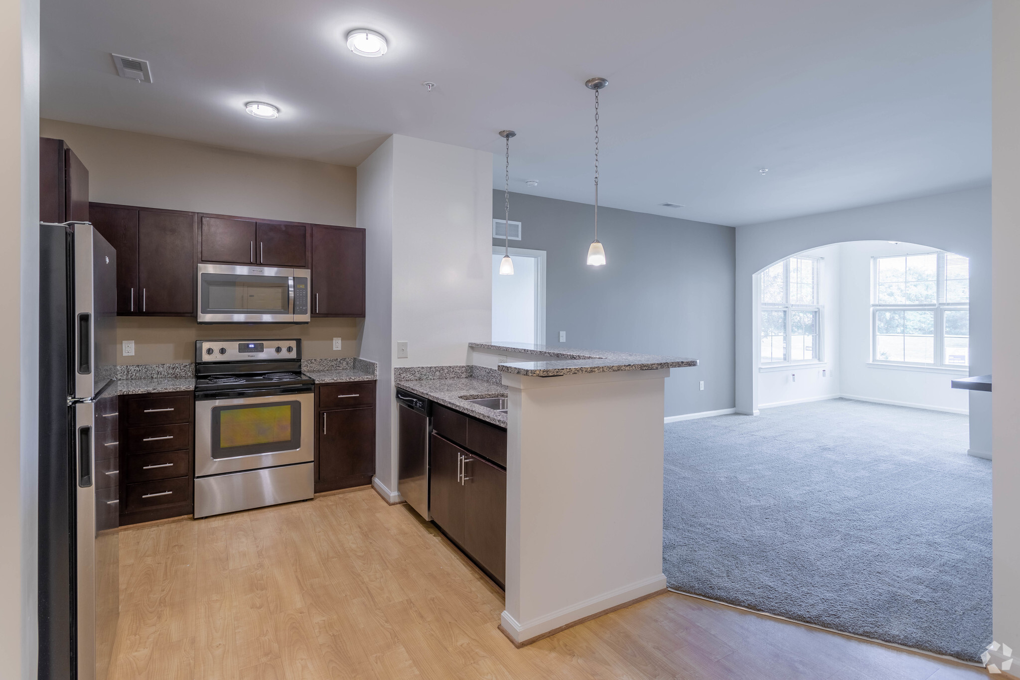 2 BR, 2 BA - 1,267 SF - The Lofts at Jubal Square