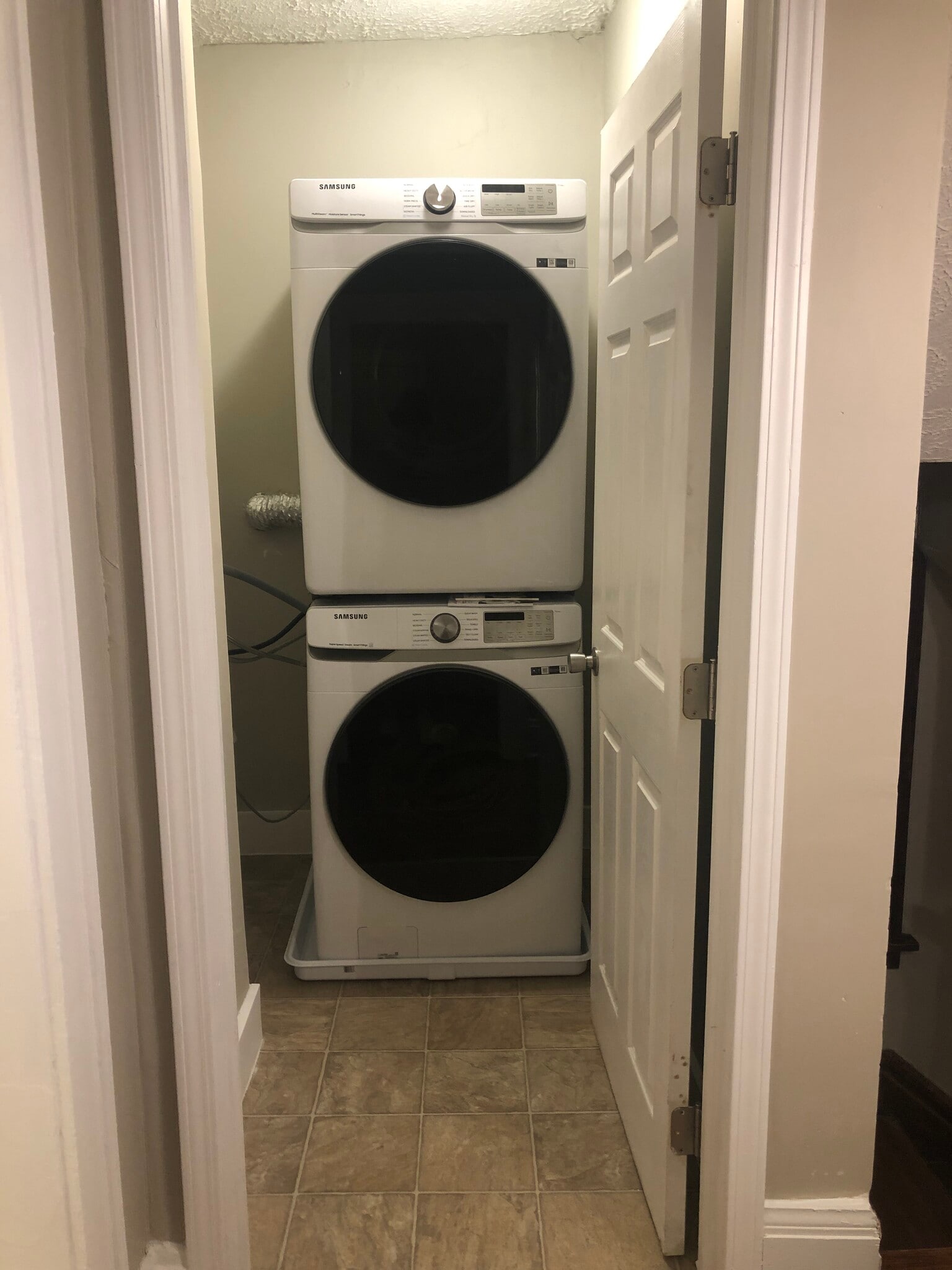 2nd floor Laundry room with new full size washer and dryer - 131 Clinton St