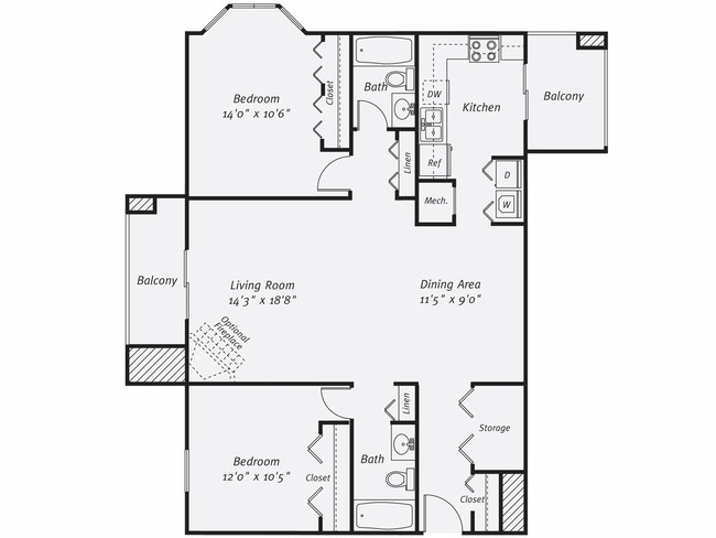 Floorplan - Avalon Fairway Hills-Meadows