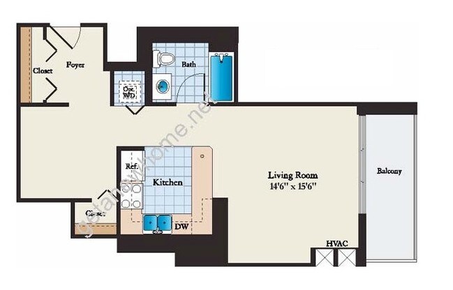 Studio - Park Alexandria Condominiums