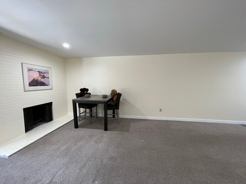 fireplace with 2nd study area - 2227 Canyon Blvd