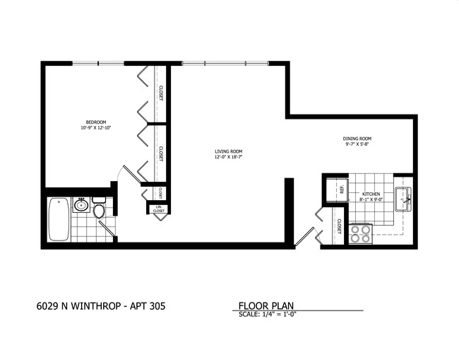 1BR/1BA - The Arbor Winthrop North