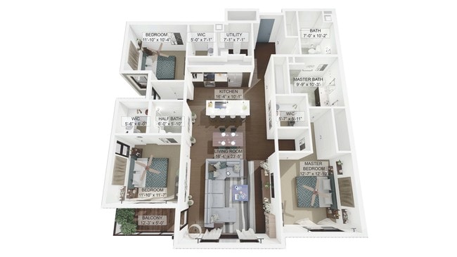Floorplan - La Collina Living in Little Italy Cleveland