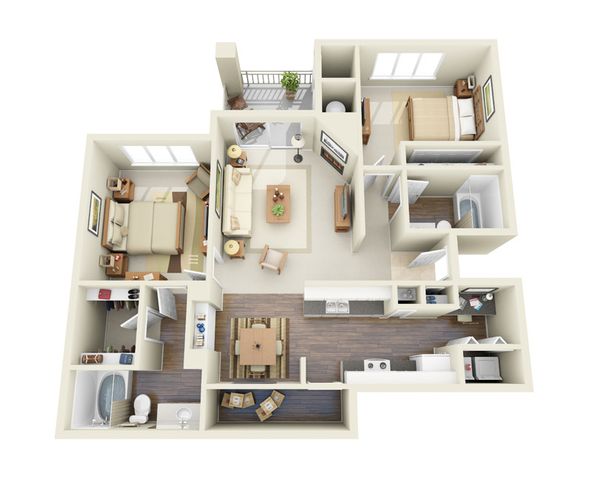 Floorplan - Lambertson Farms Apartment Homes