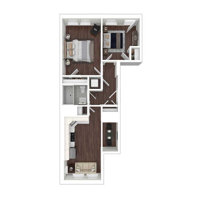 Floorplan - Clearway Apartments