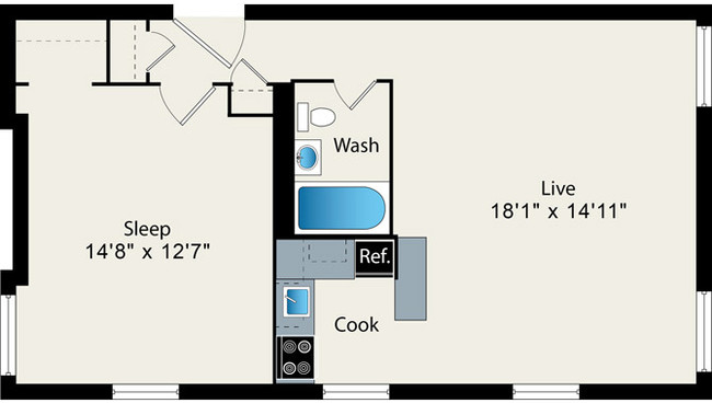 Floorplan - Reside on Wellington