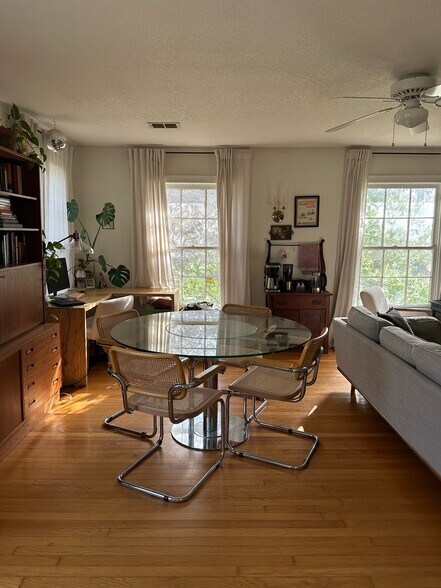 View from the entrance. Kitchen is on the right 940-383-2500 - 2019 N Bell Ave