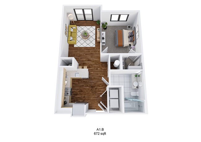 Floorplan - Waxpool Apartments