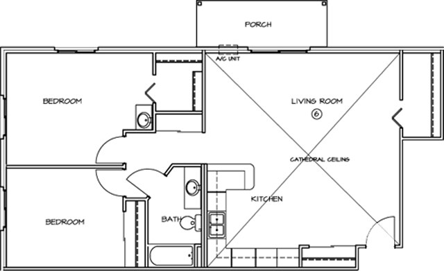 2BR/1BA - Manawa Estates