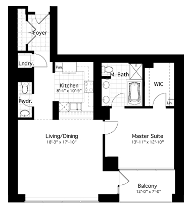 1BR/1.5BA - 600 N Lake Shore Dr