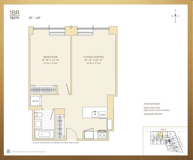 1BR/1BA - The Corner