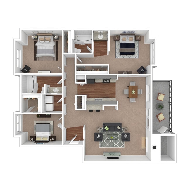 Floorplan - Citizen & Oake Apartments