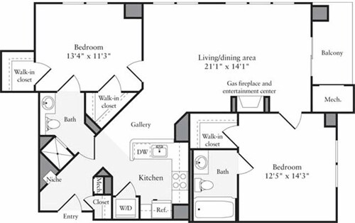 Floorplan - 2201 Wilson