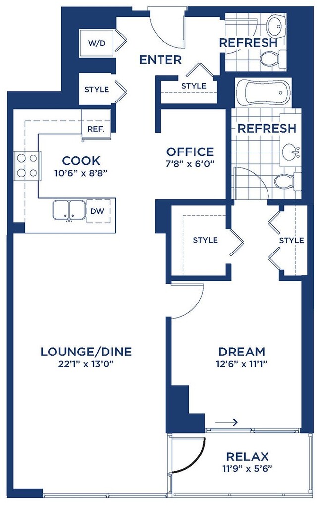 Floorplan - Burnham Pointe