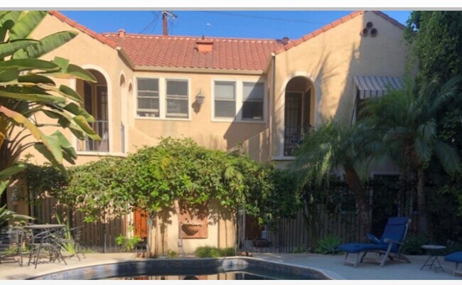 Front view of triplex. Main house in front - 1745 E 1st St