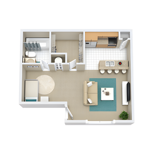 Studio Pacifico 450 sqft - Beach Club
