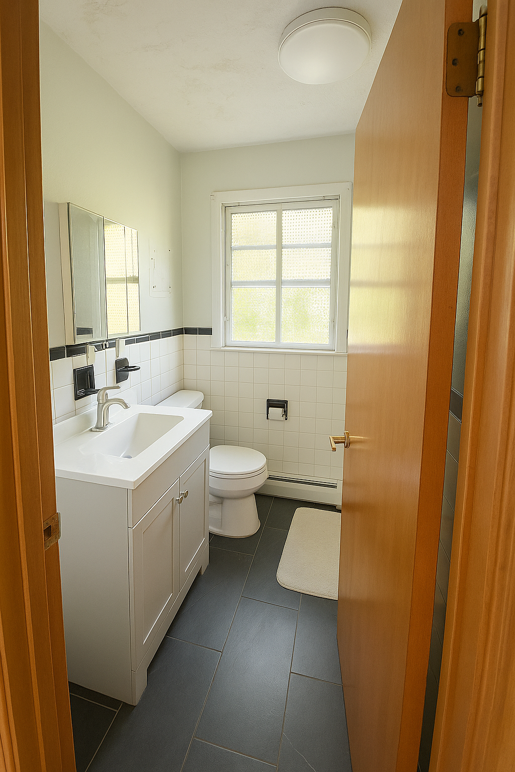 First Floor Bath - 6 Deer St