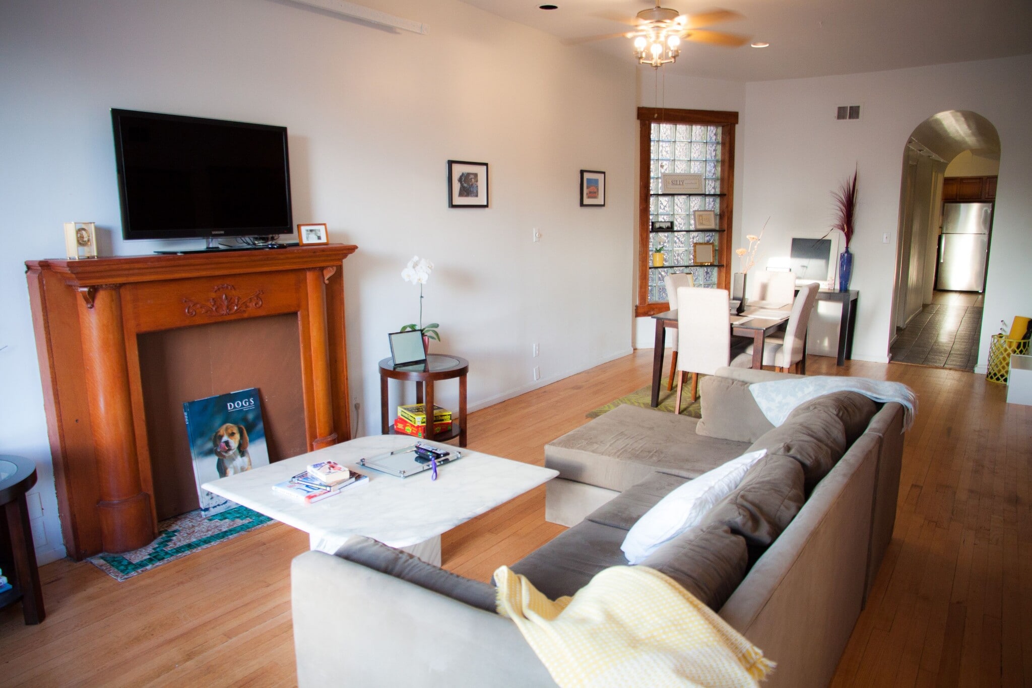 Living room and dining room - 3443 Sheffield N Ave