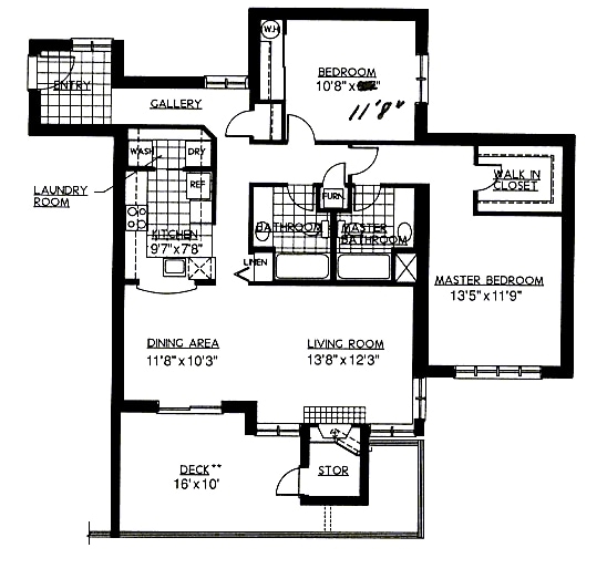 2BR/2BA - Quintet