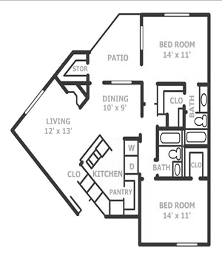2BR/2BA - Woods on the Fairway