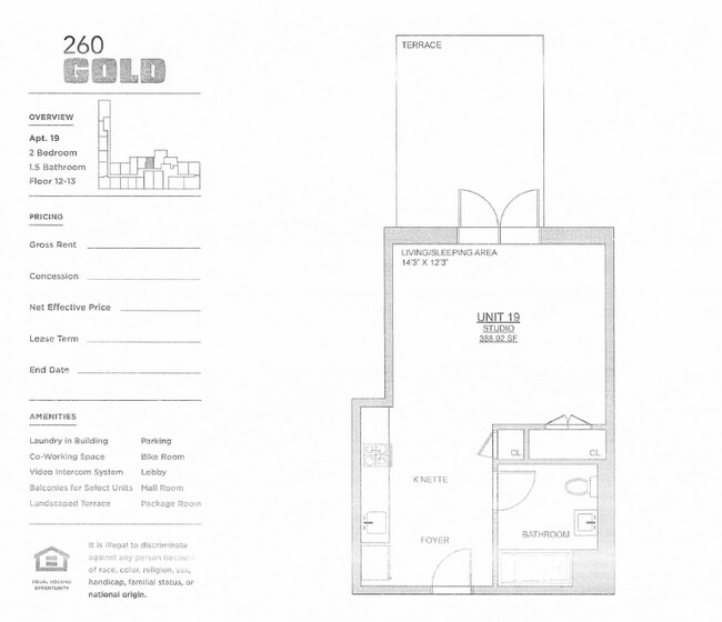 Floorplan - 260 Gold