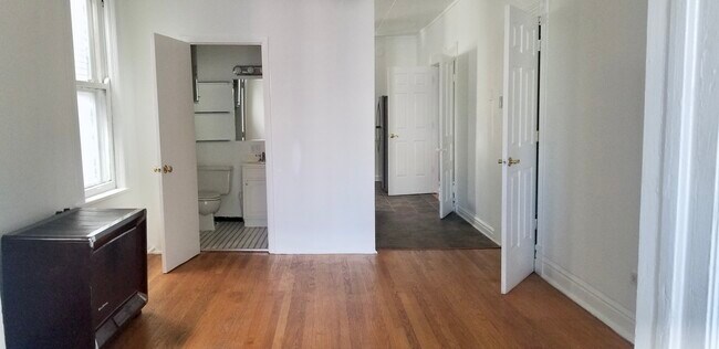 Dining rm, Gas Space Heater with Bedroom on the right - 1819 W Superior St