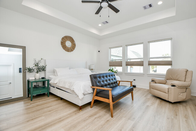 Primary Bedroom with large windows - 5616 Balbo St