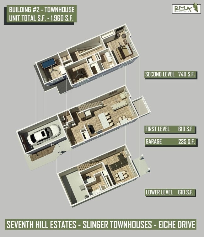 Building Photo - 3 Bed / 2.5 Bath Townhome w/Deck, Walkout Finished Basement, 9' Ceilings, Quartz Tops, Stainless ...