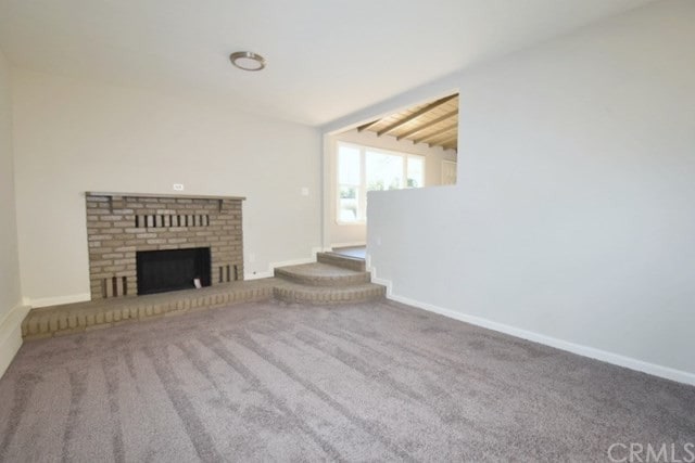 Living Room w/ fireplace - 16601 Valerio St
