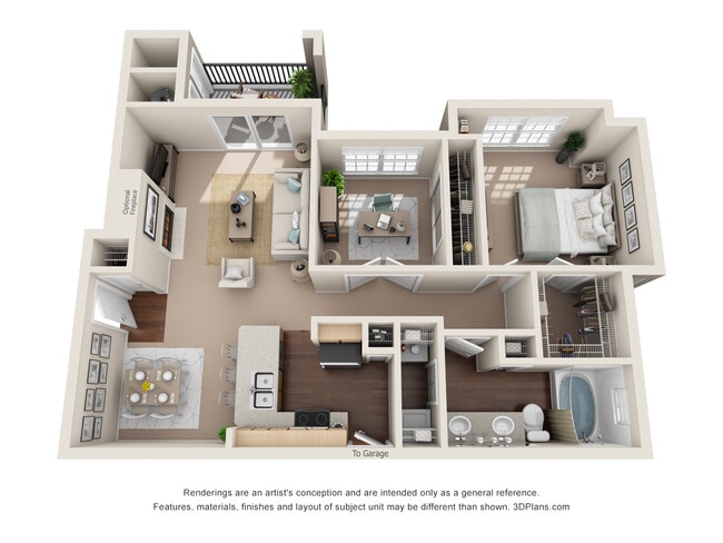 Floorplan - Sonterra Apartment Homes