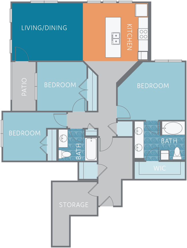 Floorplan - Watermark at Steele Crossing