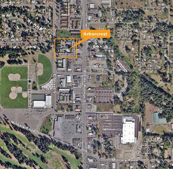 Aerial Photo - Arborcrest