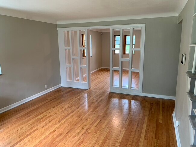 Living room and dining room - newly refinished hardwood - 91 Greendale Dr