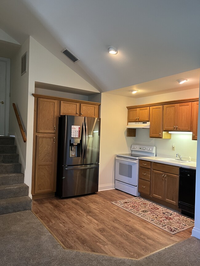 Kitchen with new LG refrigerator with craft ice - 822 S Edison Ave
