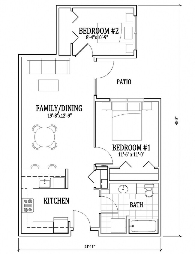 Floorplan - The Savoy at Lake City 55+ Senior Community