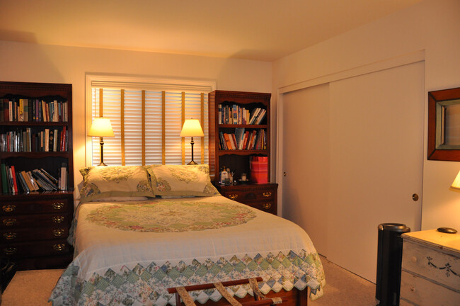 Pre-refurbished Main Bedroom with furniture for spatial reference, (queen bed in photo) - 285 S Sierra Madre Blvd