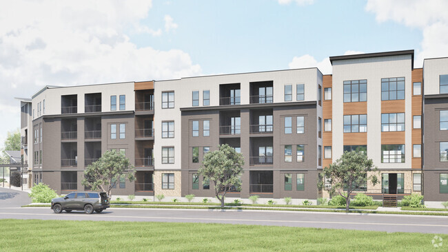 Exterior Rendering - Residences at DeForest Yards