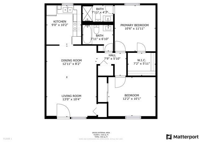 Floorplan - Venture on 16th