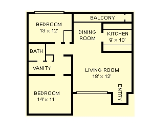 2BR/1BA - Aristo at Medical