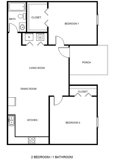 Floorplan - Valley Hill Senior Apartments