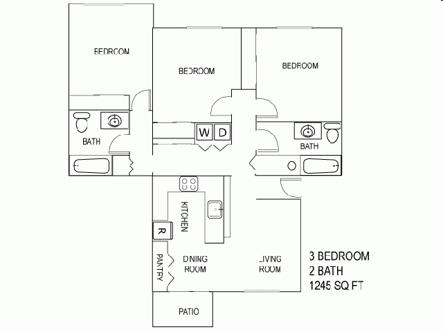 3BR/2BA - Fairview Oaks Woods